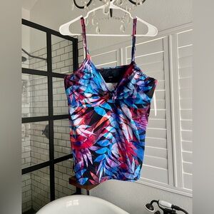 Swimsuits For All Tankini Top Size 16 NWT